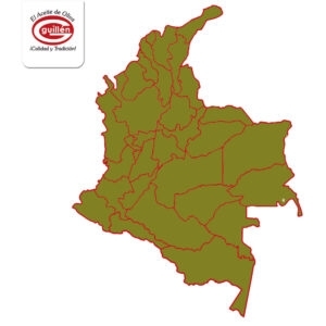 Mapa colombia guillen